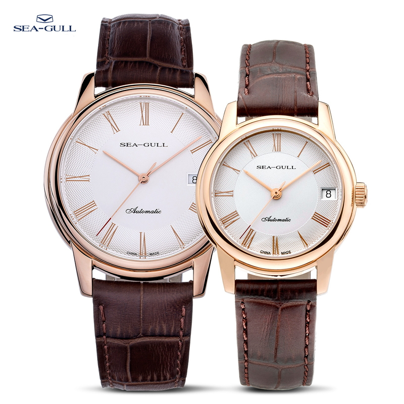 Seiko Watch Presage - Seagull männer Mechanische Uhr Halsketten-halsketten-elegantes Leder