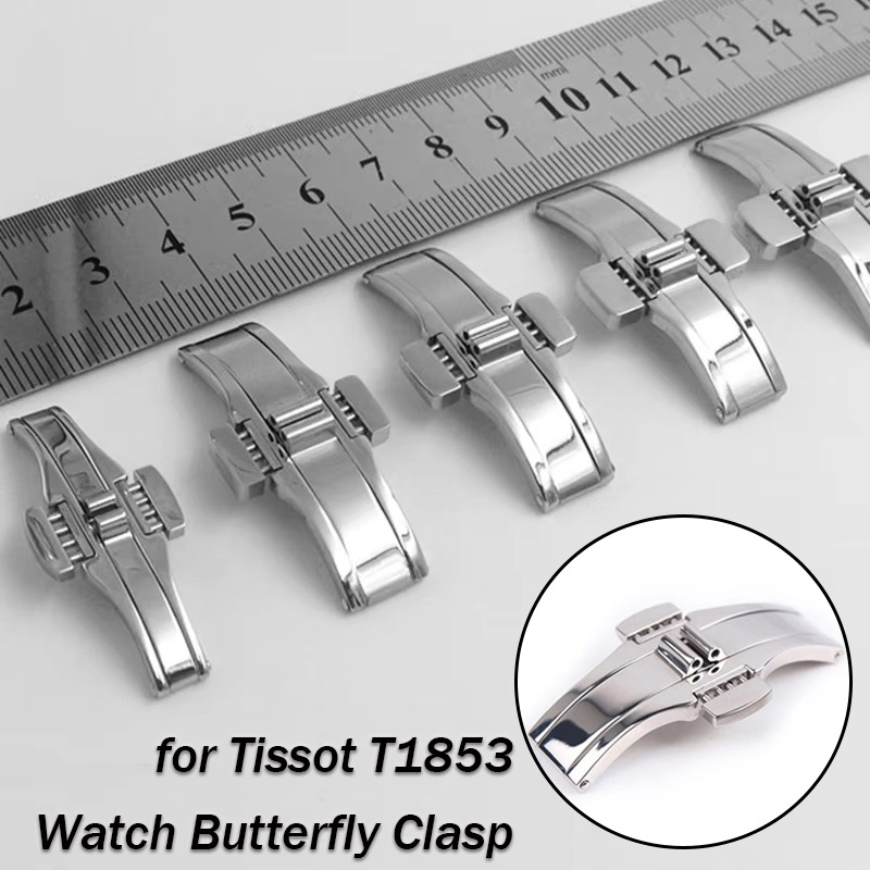 Butterfly Clasp Deployant - für Tissot T1853 Uhrenarmband-Schnalle, Schmetterlingsverschluss, Faltschließe,
