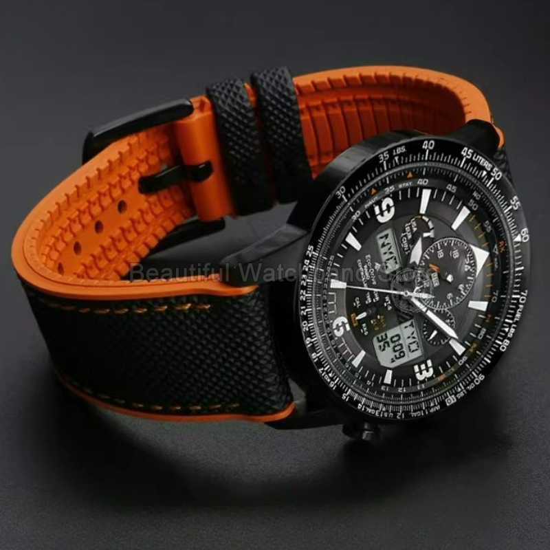 Citizen Watch Promaster - Herren-Uhrenarmband aus Fluorkautschuk und Silikon mit