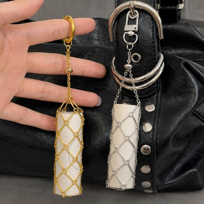 Mesh Strap Metal - Tragbare Netz-Metalltasche für Frauen Universelle Leichtgewichtige