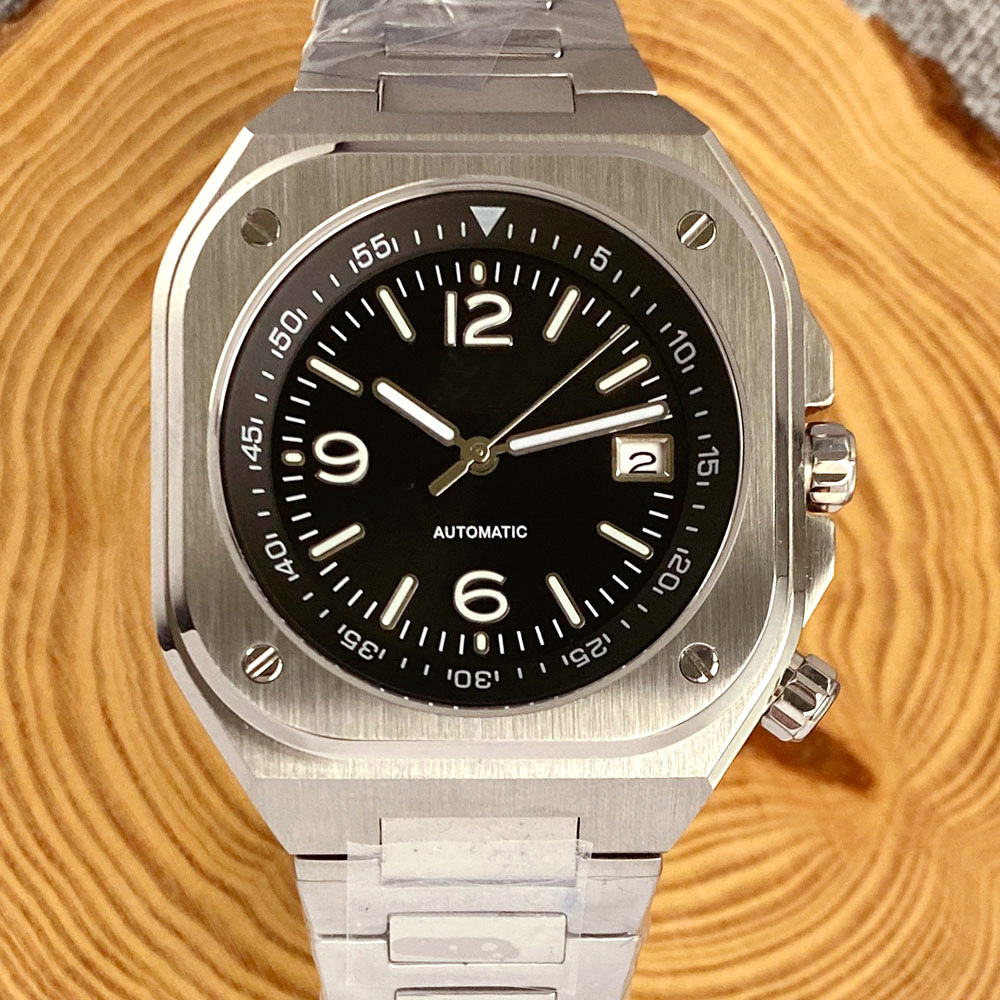 Rolex Watch Submariner - AR-Saphirglas, 42 mm, quadratisch, Stahl, mechanische