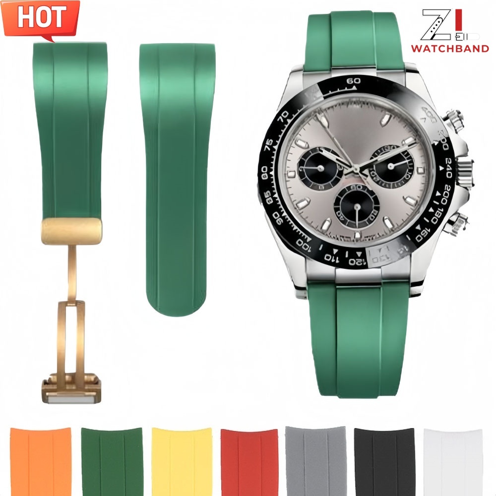 Rolex Watch Submariner - Für Rolex 22mm Gummiarmband Submariner Silikonband