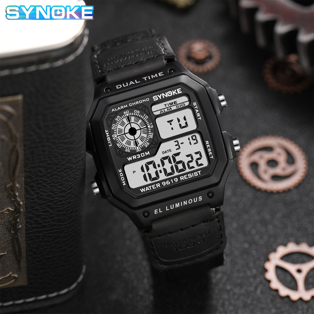 Synoke Outdoor Militär Digital – Canvas Strap Watch Bewertung und Preis