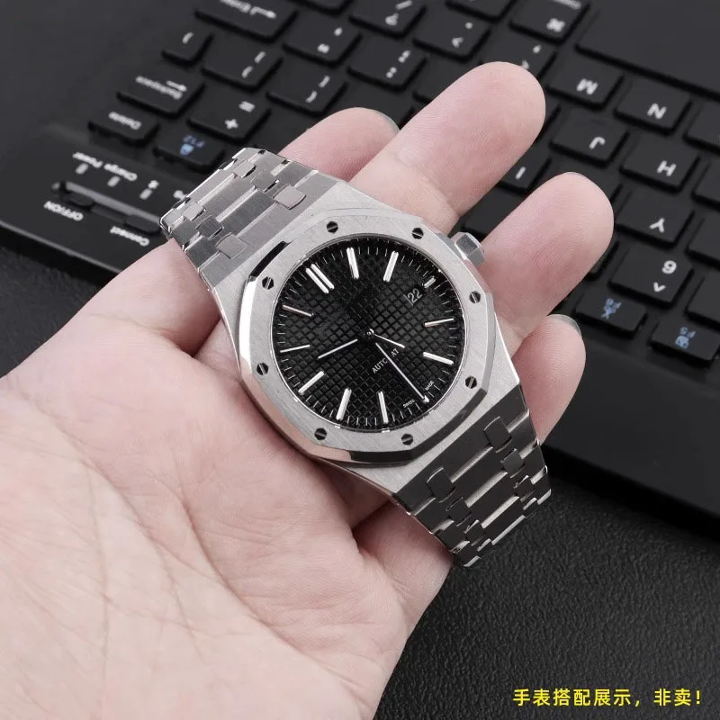 904 massives Edelstahl-Uhrenar – Audemars Piguet Watch Royal Oak Bewertung und Preis