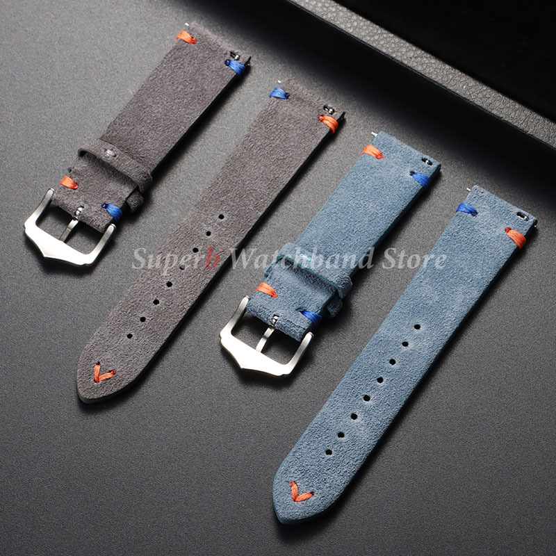 Uhrenarmband aus Wildleder, 18 – Suede Strap Watch Bewertung und Preis