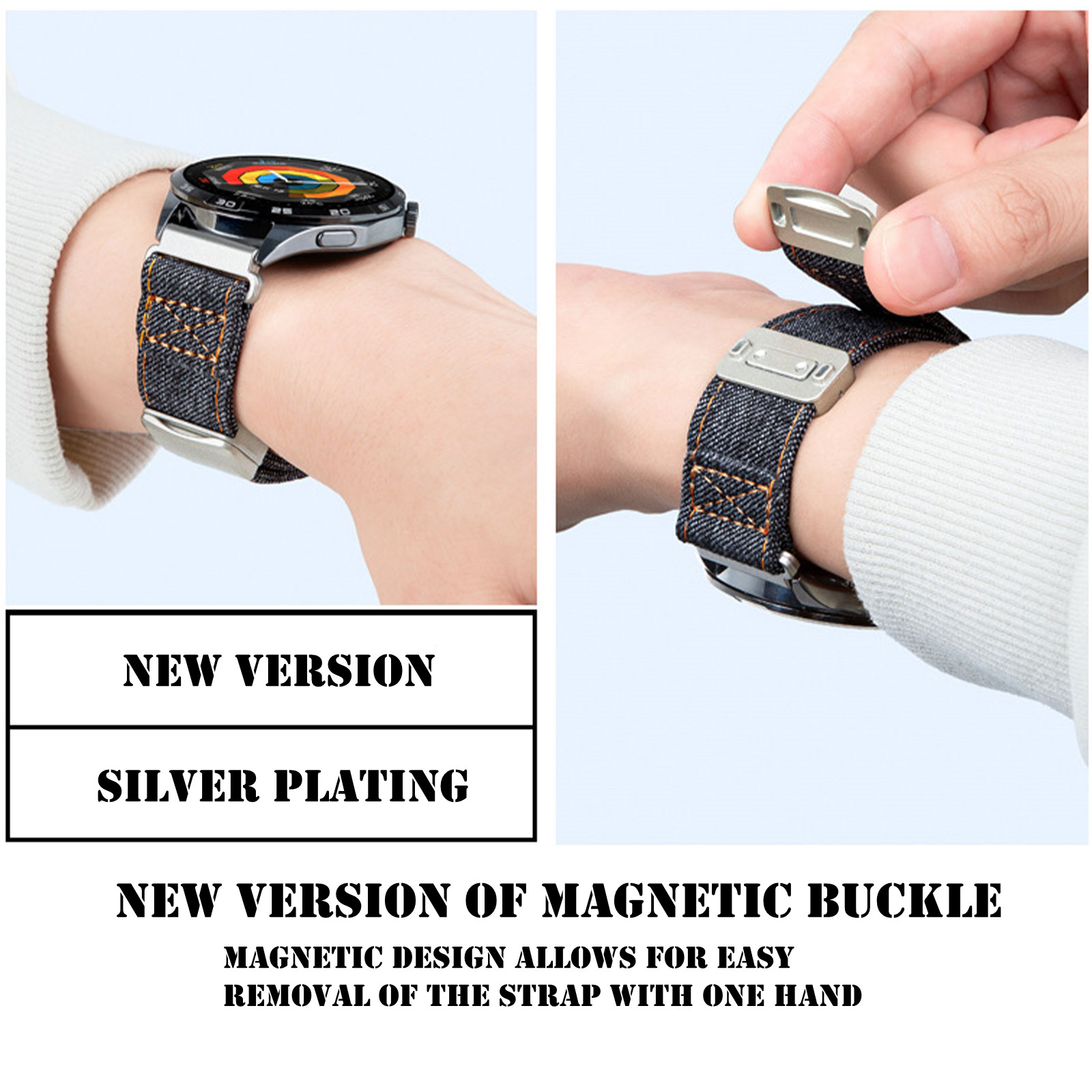 Magnetbänder für Amazfit Falco – Canvas Strap Watch Bewertung und Preis