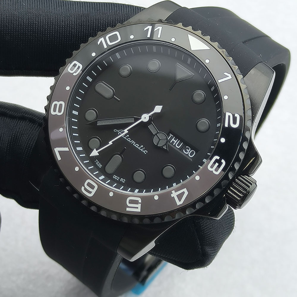 40MM NH36 Uhr Schwarz Herren E – Stainless Bracelet Diver Bewertung und Preis