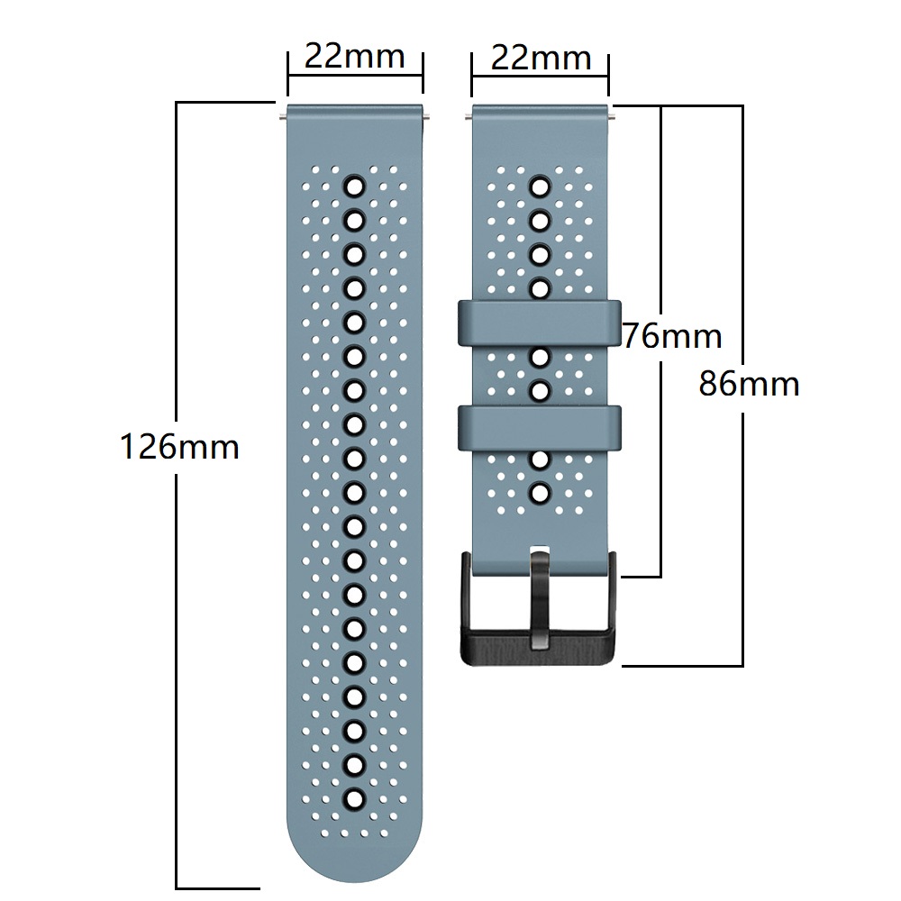 22 mm Silikonband für COROS PA – Silicone Watch Band 22Mm Bewertung und Preis