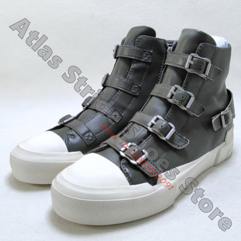 Kontrast-High-Top-Sneaker mit  – Mesh Strap Metal Bewertung und Preis