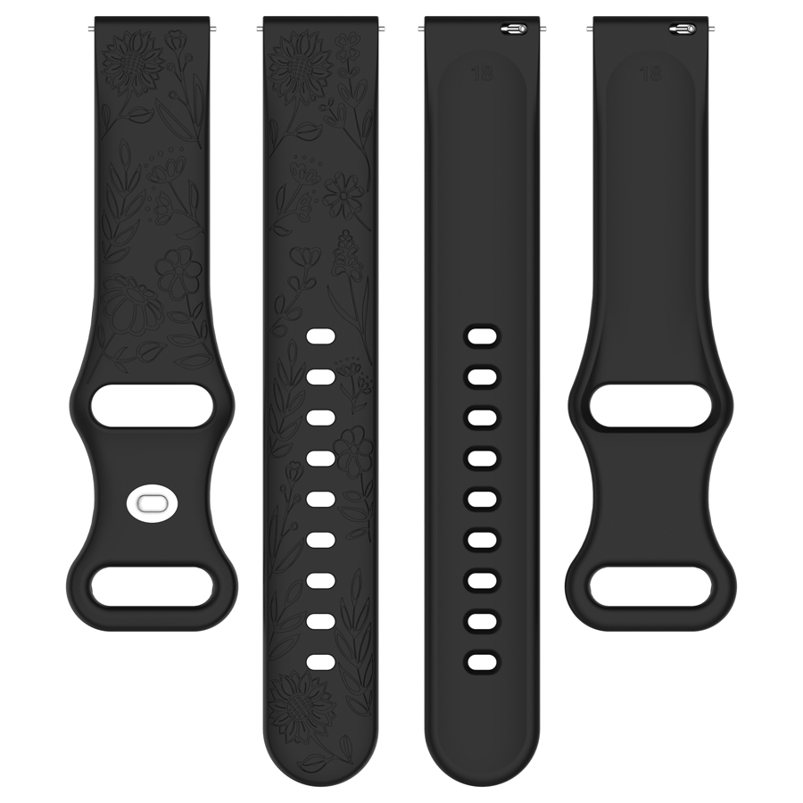 20 22mm 3D-Blumen Silikonarmba – Silicone Watch Band 22Mm Bewertung und Preis