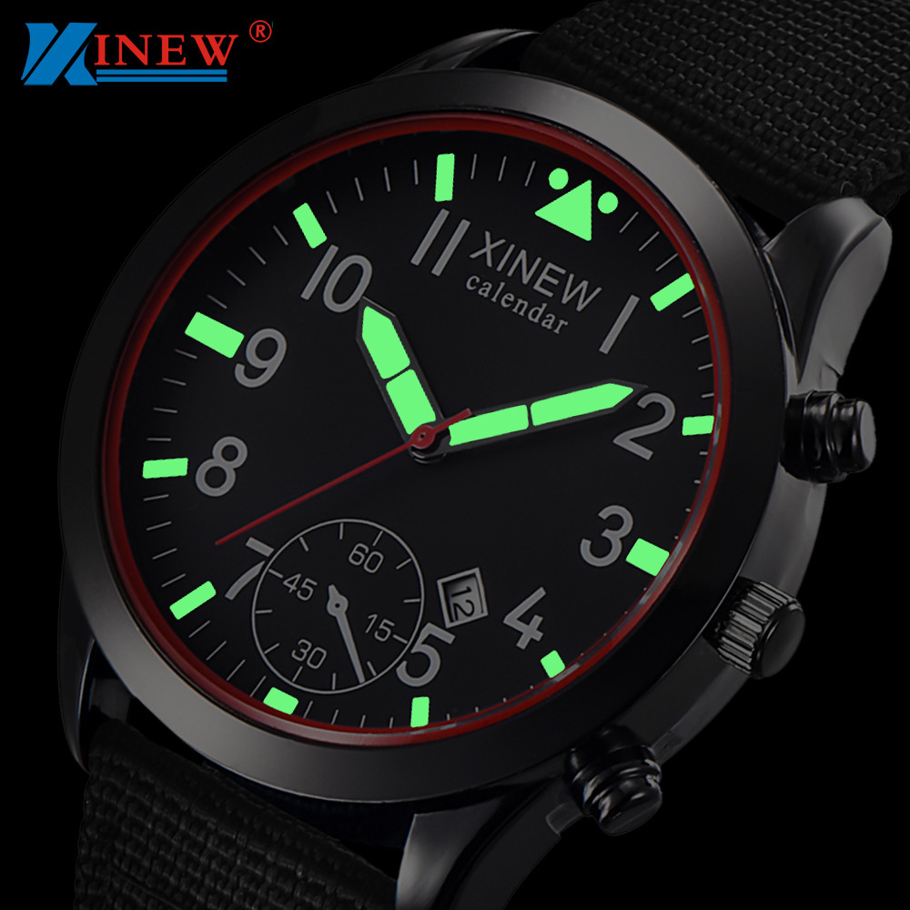 2020 XINEW Uhren Männer Mode G – Canvas Strap Watch Bewertung und Preis