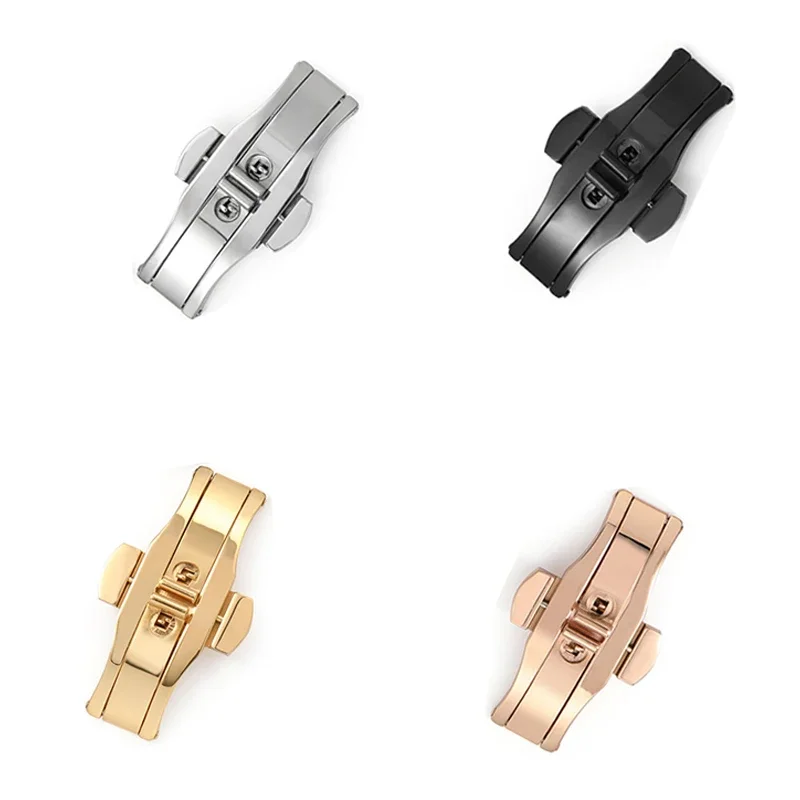 Polierte Edelstahl-Schmetterli – Butterfly Clasp Deployant Bewertung und Preis