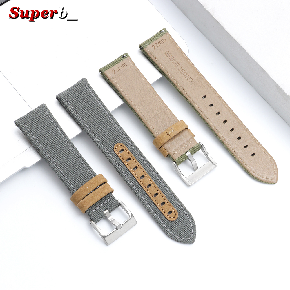 Nylon-Segeltuch Uhrenarmband m – Leather Strap Quick Release Bewertung und Preis