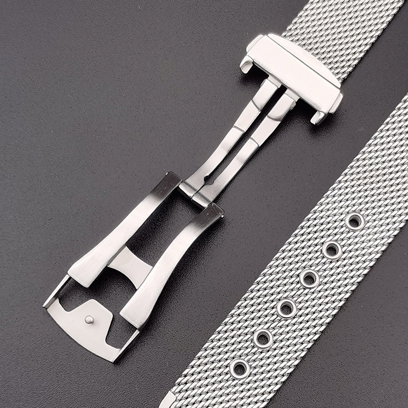 20mm 22mm solide Edelstahl Mes – Mesh Strap Metal Bewertung und Preis