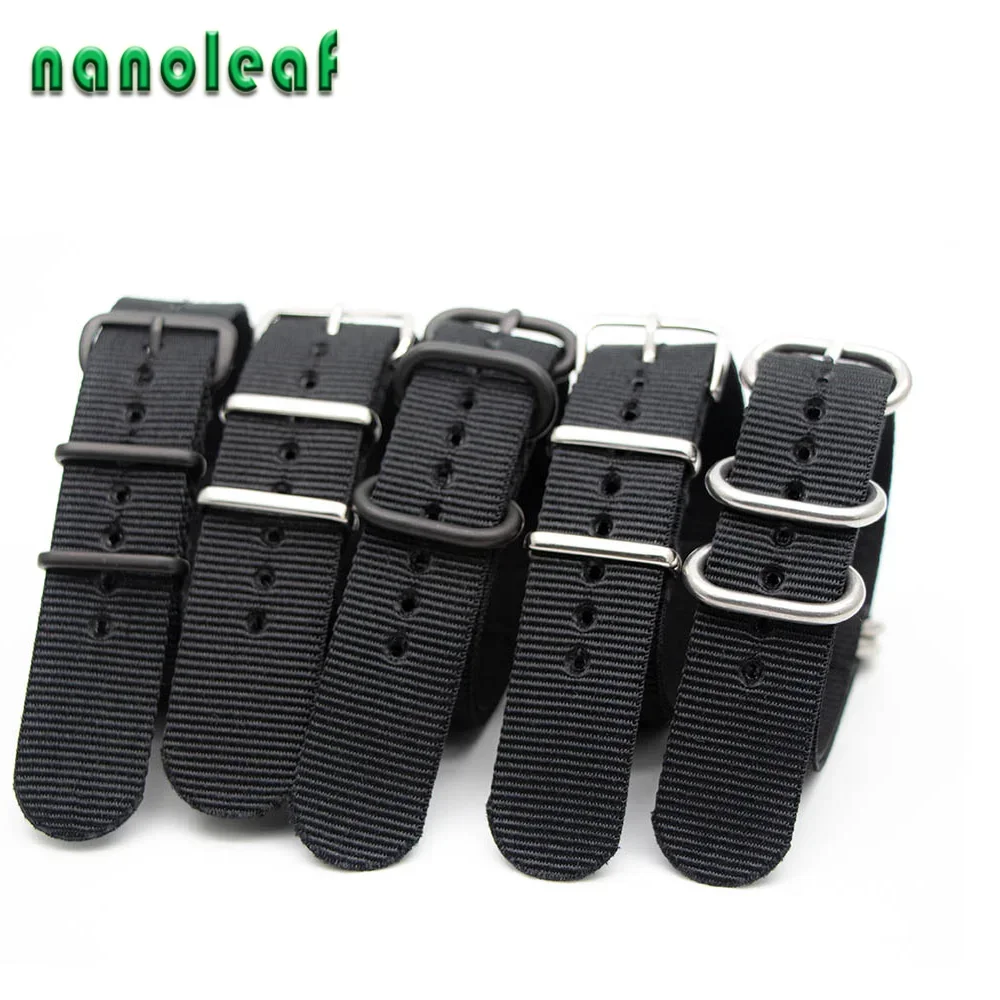 Schwarz Nylon Uhr Band Für Mec – Nato Strap Nylon Bewertung und Preis