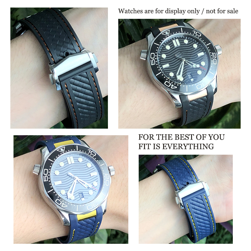 19mm 20mm 21mm Gummi-Silikon-U – Omega Watch Seamaster Bewertung und Preis