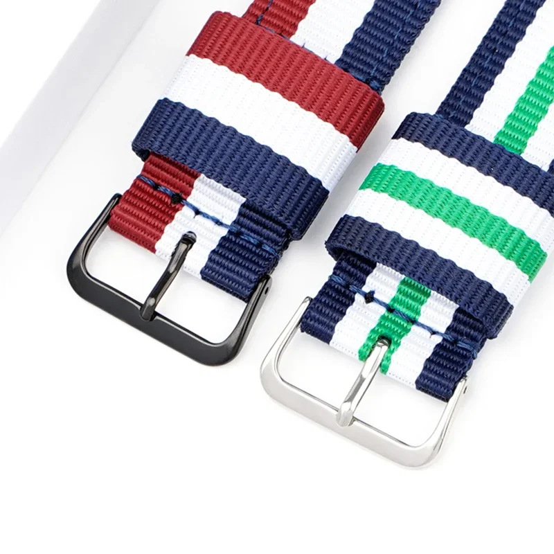20 mm 22 mm gewebtes Nylonarmb – Canvas Strap Watch Bewertung und Preis
