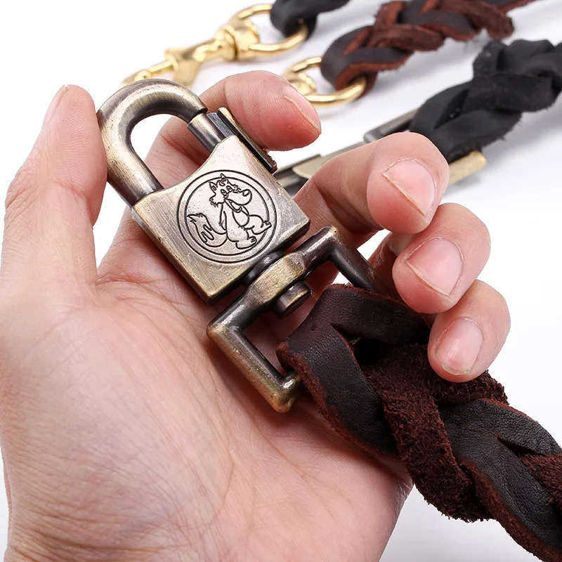 Hundeleine aus echtem Leder –  – Leather Strap Quick Release Bewertung und Preis