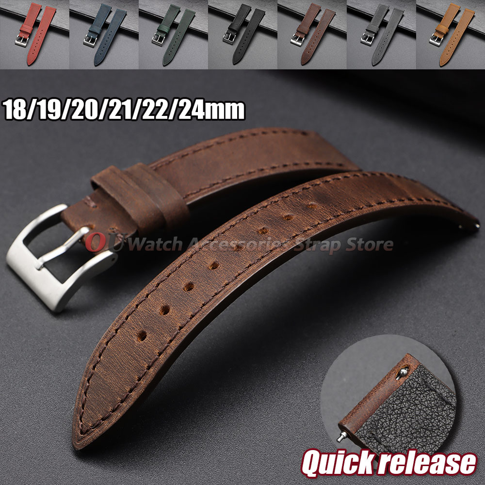 18mm 19mm 20mm 21mm 22mm 24mm  – Leather Strap Quick Release Bewertung und Preis
