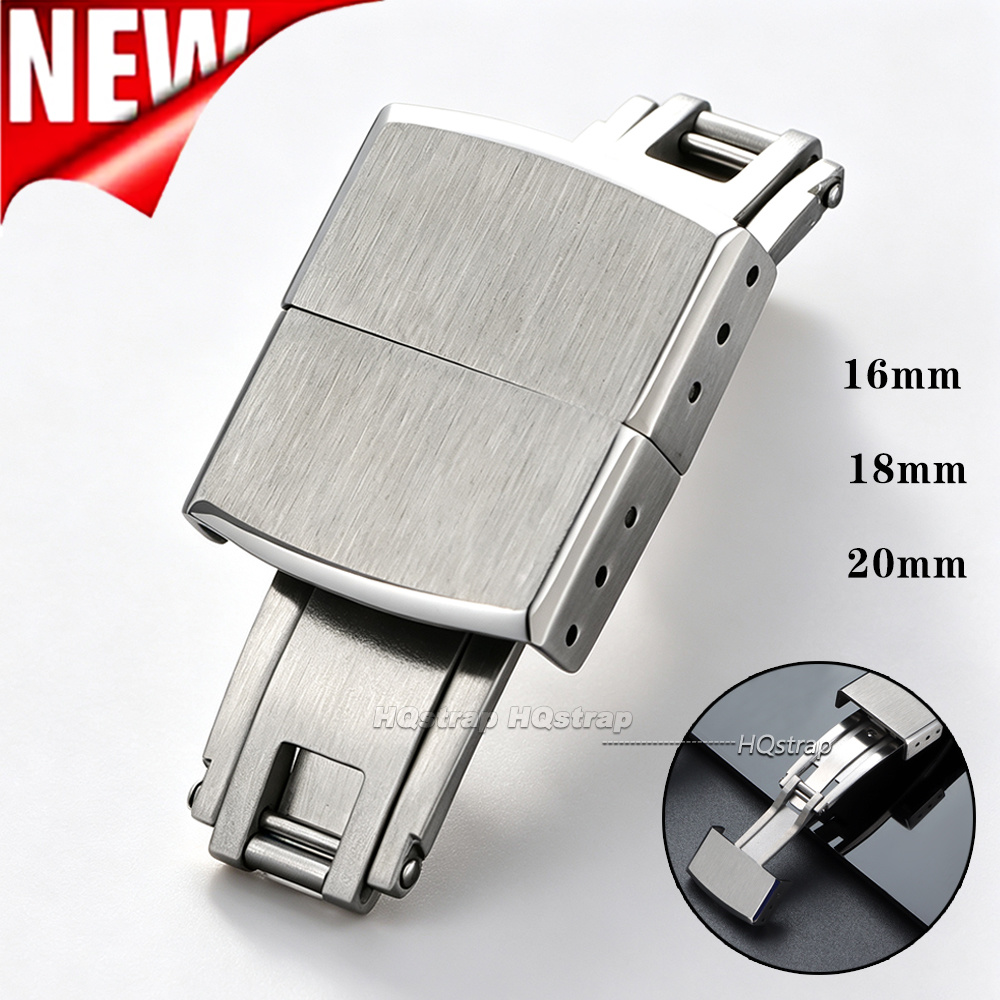 Faltbare Uhrenschließe 16mm 18 – Butterfly Clasp Deployant Bewertung und Preis