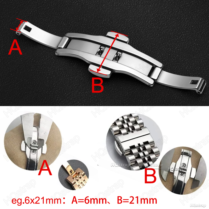 6mmx19/21/23/25mm Schmetterlin – Butterfly Clasp Deployant Bewertung und Preis