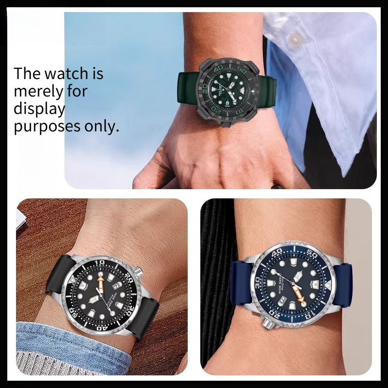 Silikon-Uhrenarmband mit konve – Citizen Watch Promaster Bewertung und Preis