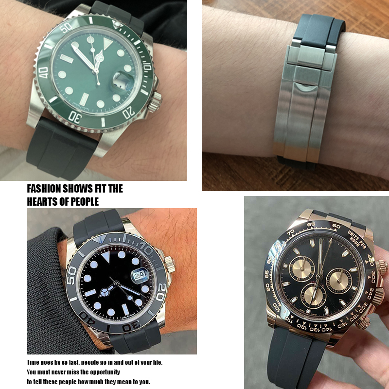 Gummiarmband 18 mm 20 mm 21 mm – Rolex Watch Submariner Bewertung und Preis